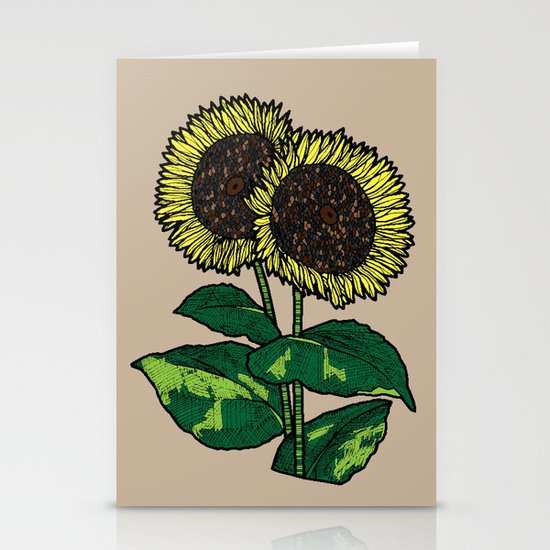 sunflowers Stationery Cards
