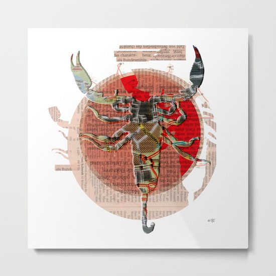 The Kiss of the Skorpion Metal Print