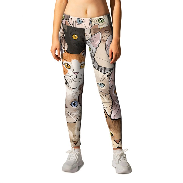 Clutter of Cats Leggings - Cat Protection Society of Victoria