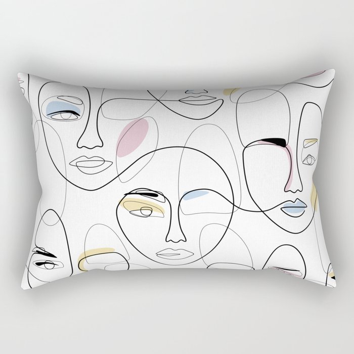 Summer Girls Rectangular Pillow