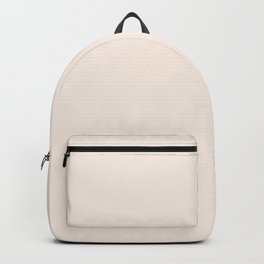 SOFT WHITE pale peach pink pastel solid color Backpack | Bright, Simple, Color, Colour, Soft, Off White, Peach, Pink, Nowcolor, Single 