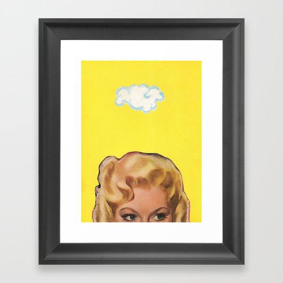 Partly Sunny Framed Art Print