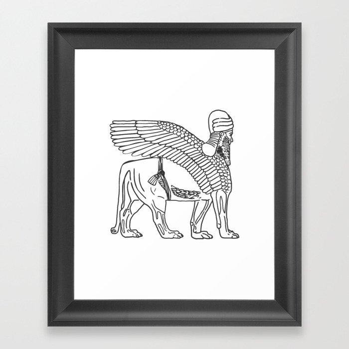 The Lamassu of Nineveh Framed Art Print