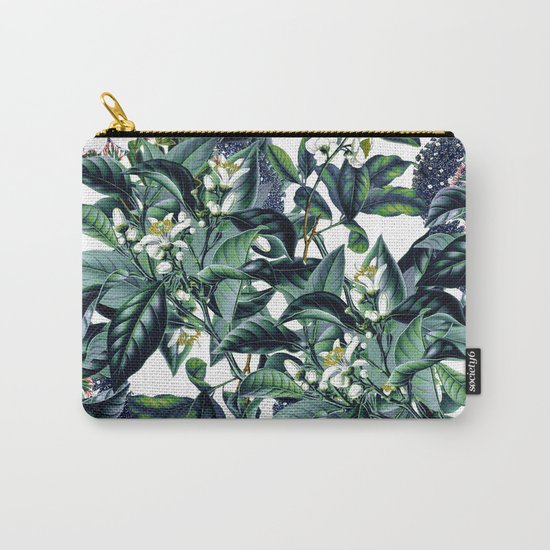 Leaf Pattern Carry-All Pouch