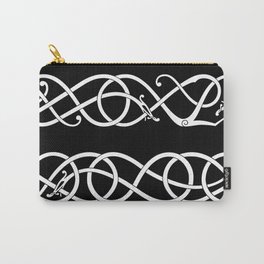 Urnes Style Ornament V Carry-All Pouch | Viking, Illustration, Heathen, Urnesstyle, Vikingart, Graphicdesign, Pagan, Norse 