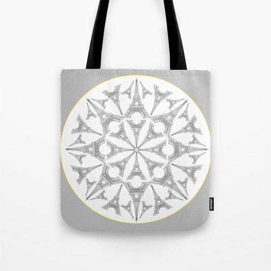 Paris in a Kaleidoscope Tote Bag