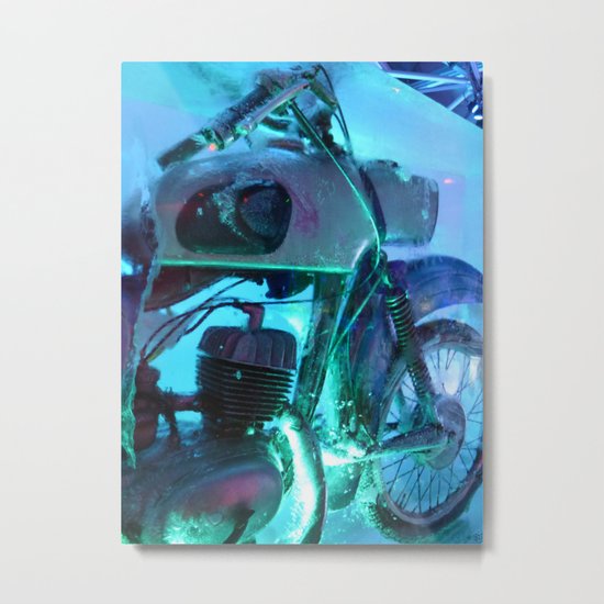 Ice Motorbike 1 Metal Print