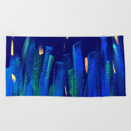 nuru #8 Beach Towel