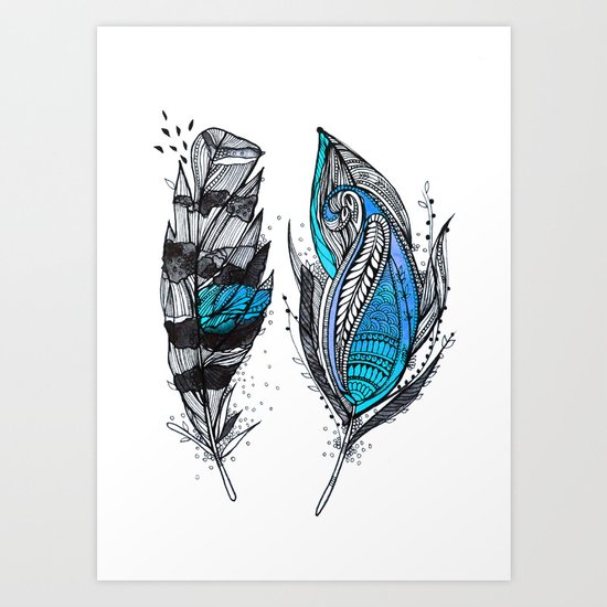 Bluish Art Print