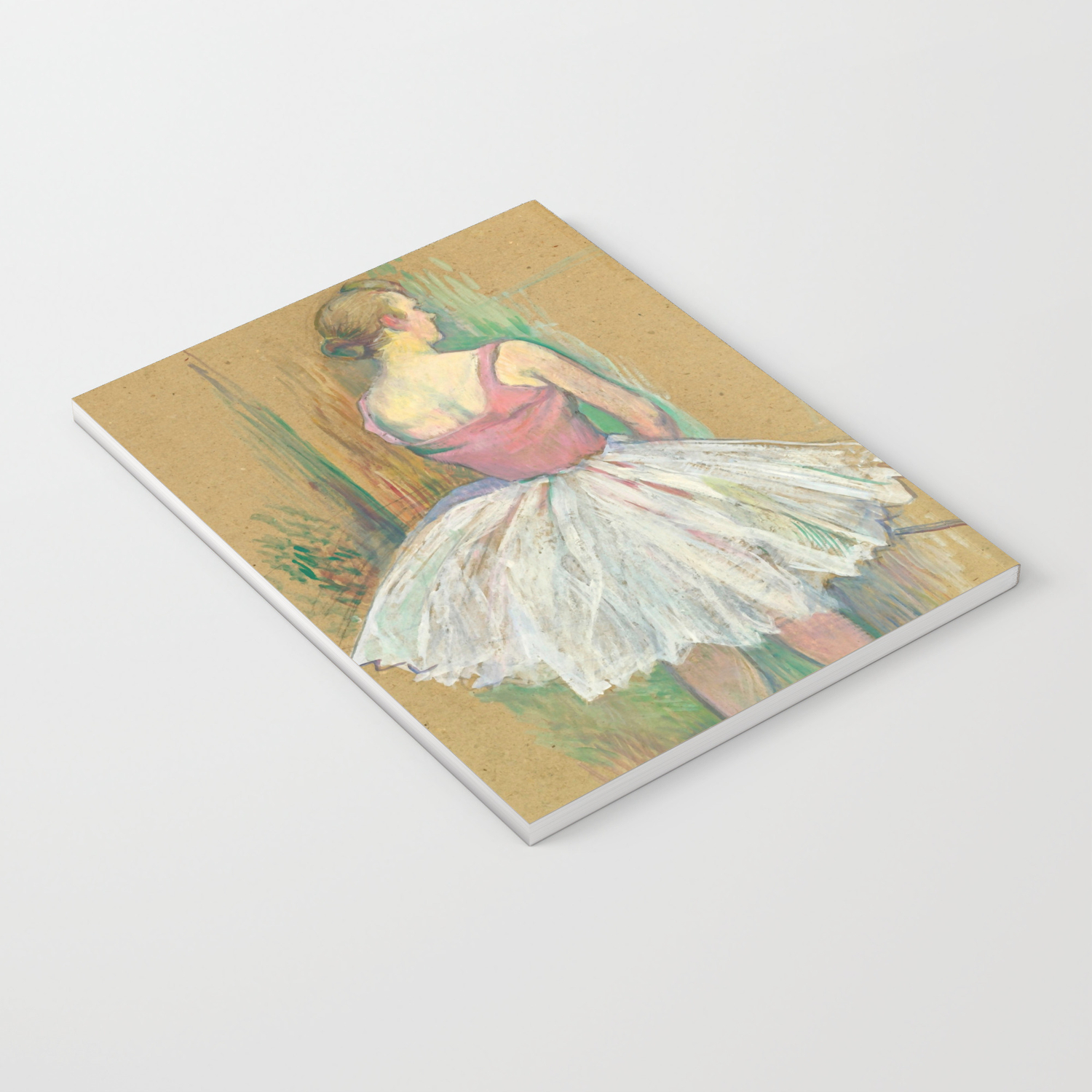 Henri De Toulouse Lautrec Danseuse En Pied Vue De Dos Standing Dancer Back Vue Notebook By Alexandra Arts Society6
