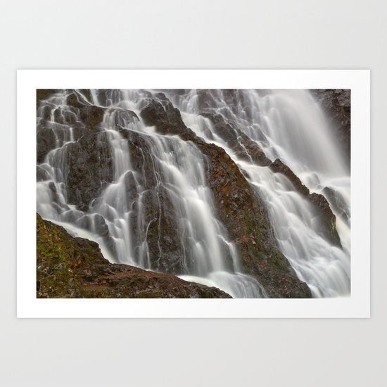 Hays Cascading Falls Art Print