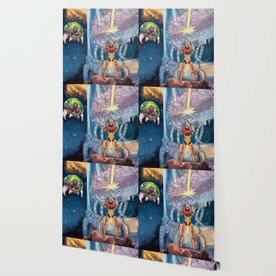 Super Metroid Fan Art Wallpaper By Zacharybender Society6