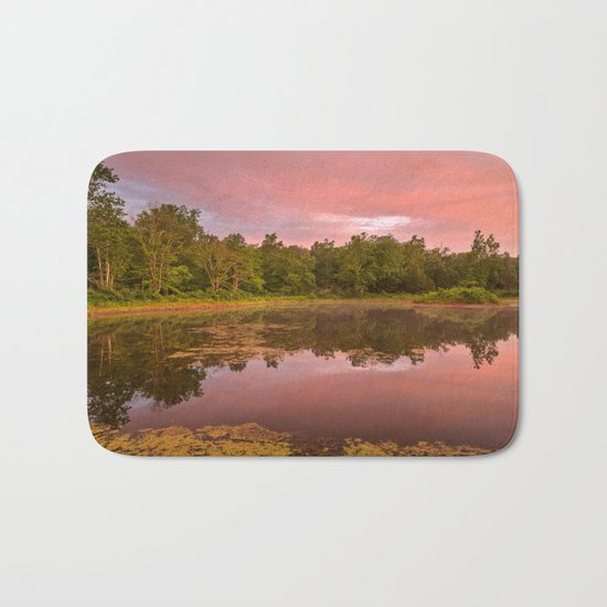 Pink Twilight Marsh Bath Mat