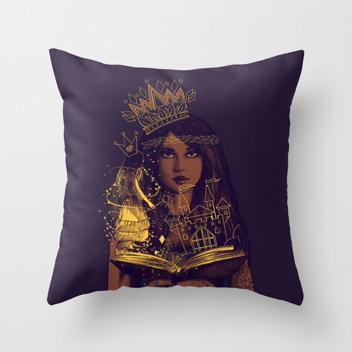 THE BELIEF OF CHILDHOOD Throw Pillow