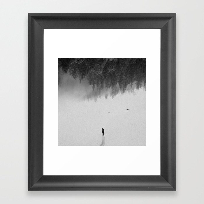 Silent Walk Framed Art Print