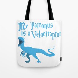 My Patronus is a Velociraptor Tote Bag