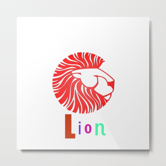 Lion Metal Print