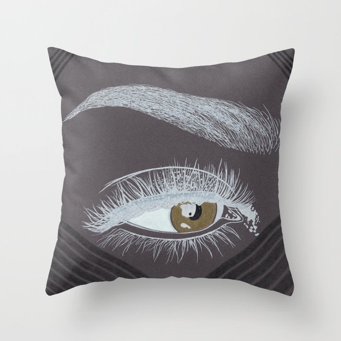 Lashes Throw Pillow