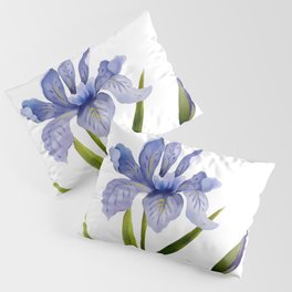 Purple Iris Pillow Sham