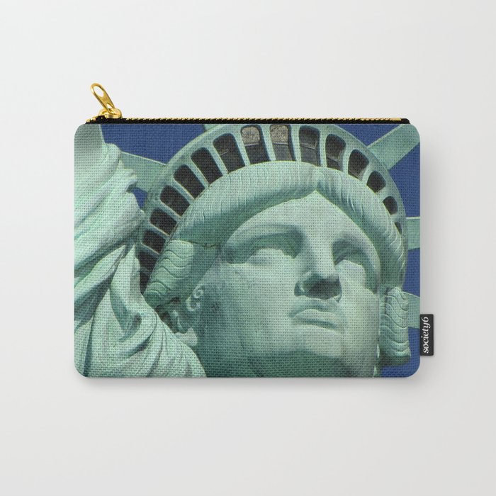 USA Photography - Close-up Statue Of Liberty Carry-All Pouch