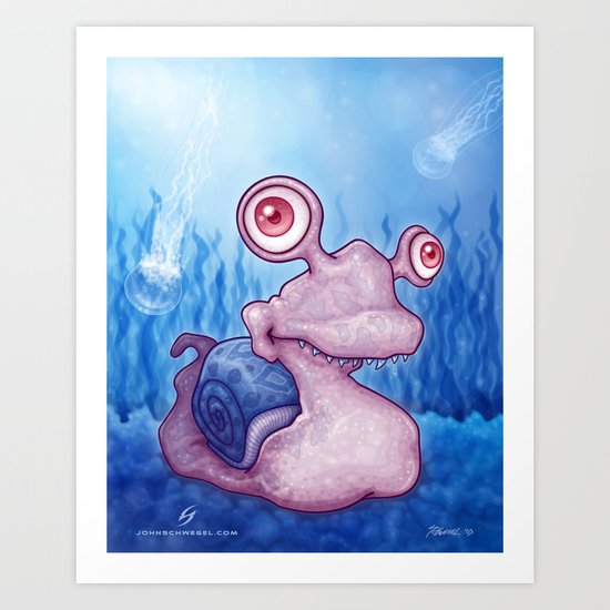 Slugly Art Print