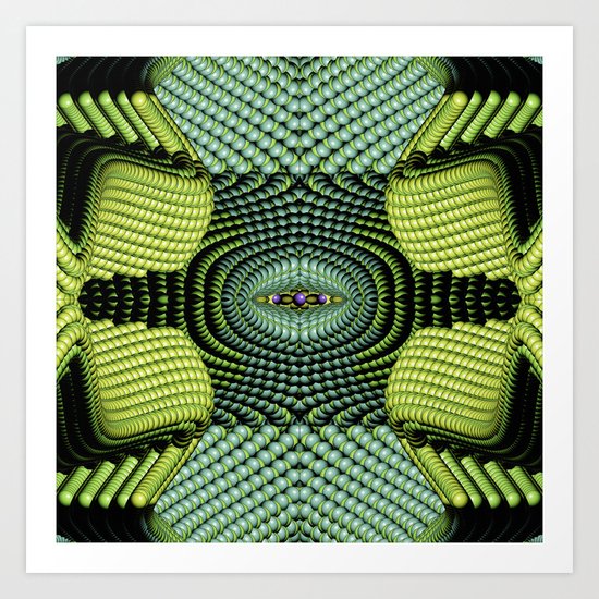 Playing with Beads and Baubles Art Print
