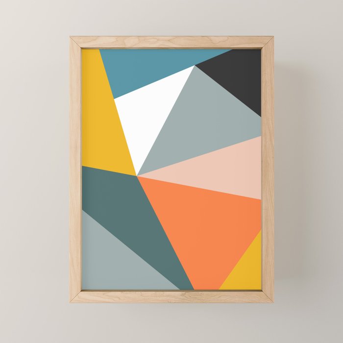 Modern Geometric 33 Art Print by The Old Art Studio | Society6