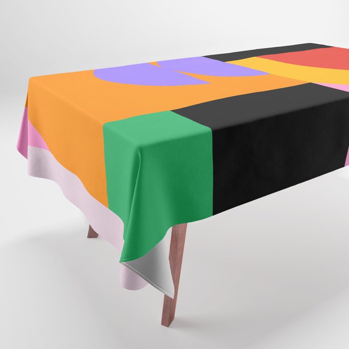 Abstract Geometric Shapes 204 Tablecloth