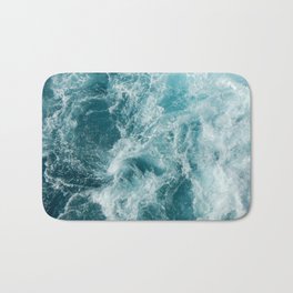 Sea Bath Mat | Nature, Ocean, Water, Vacation, Summer, Travel, Waves, Adventure, Wild, Seafoam 