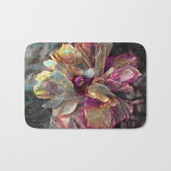 Abstract poppy(3). Bath Mat