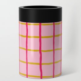 Retro Y2K Chequered Grid Can Cooler