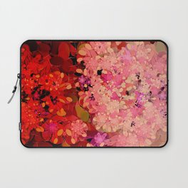 Two Different Worlds -- Floral Pattern Laptop Sleeve