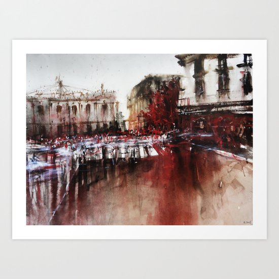 Opera Garnier Art Print
