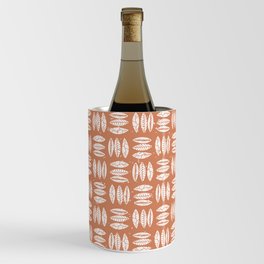 Lau Print . Terracotta  Wine Chiller