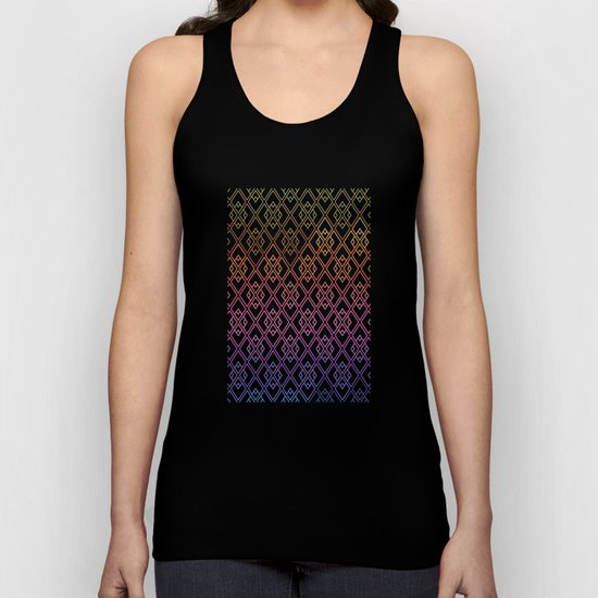 Square Patina Unisex Tank Top