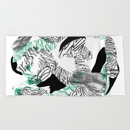 nothing nothing Beach Towel