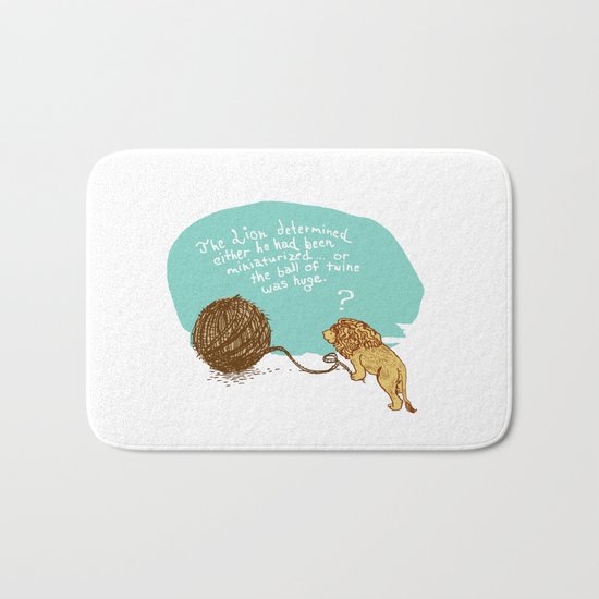 Unethical Mind Experiments on Miniaturized Animals Bath Mat