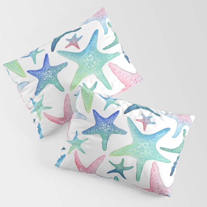 Starfish Pattern Pillow Sham