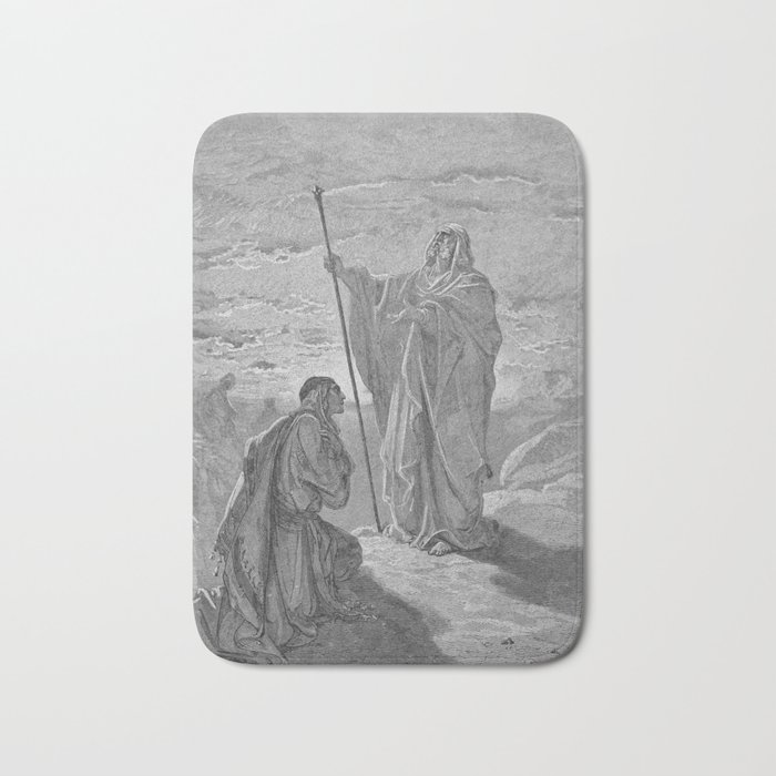 Samuel Blessing Saul - Gustave Dore Bath Mat