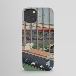 Utagawa Hiroshige Japanese Woodblock Cat iPhone Case