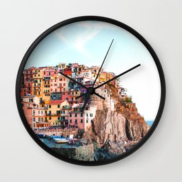 Italian Buildings Wall Clock