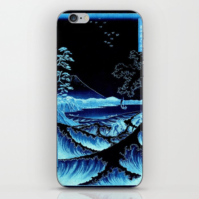 The Sea at Satta : Blue iPhone Skin