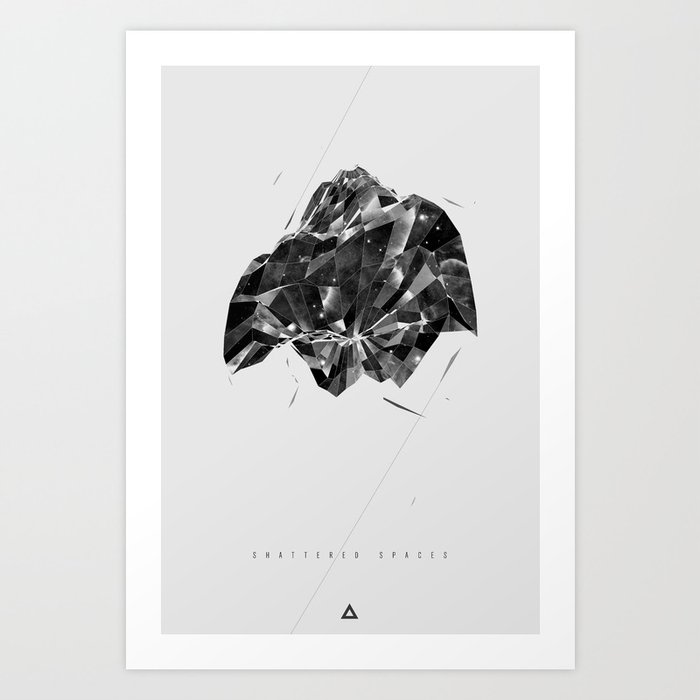 Shattered Spaces Art Print