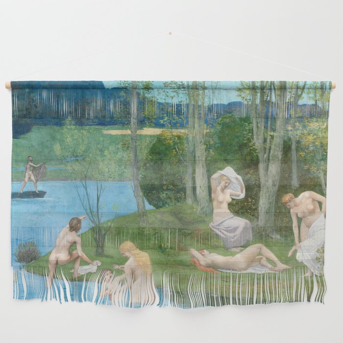 Naked women, Summer (1891)  Wall Hanging