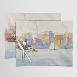 New York from the 34th Street Ferry (1914) Placemat
