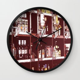 Liquor Store - Pop Art Wall Clock