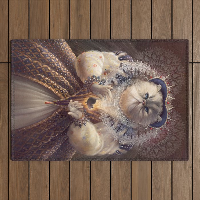 Cat Queen Outdoor Rug