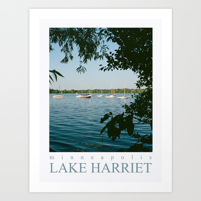 Minneapolis Minnesota | Lake Harriet Sailboats | Film Photography Art Print