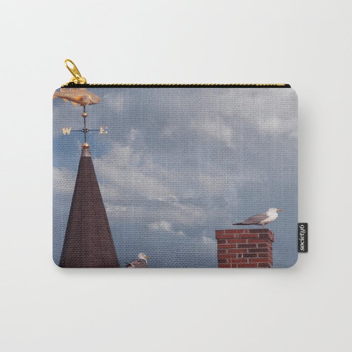 Seagulls on the roof Carry-All Pouch
