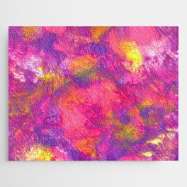 Glittery and Colorful Abstract Sunset Jigsaw Puzzle